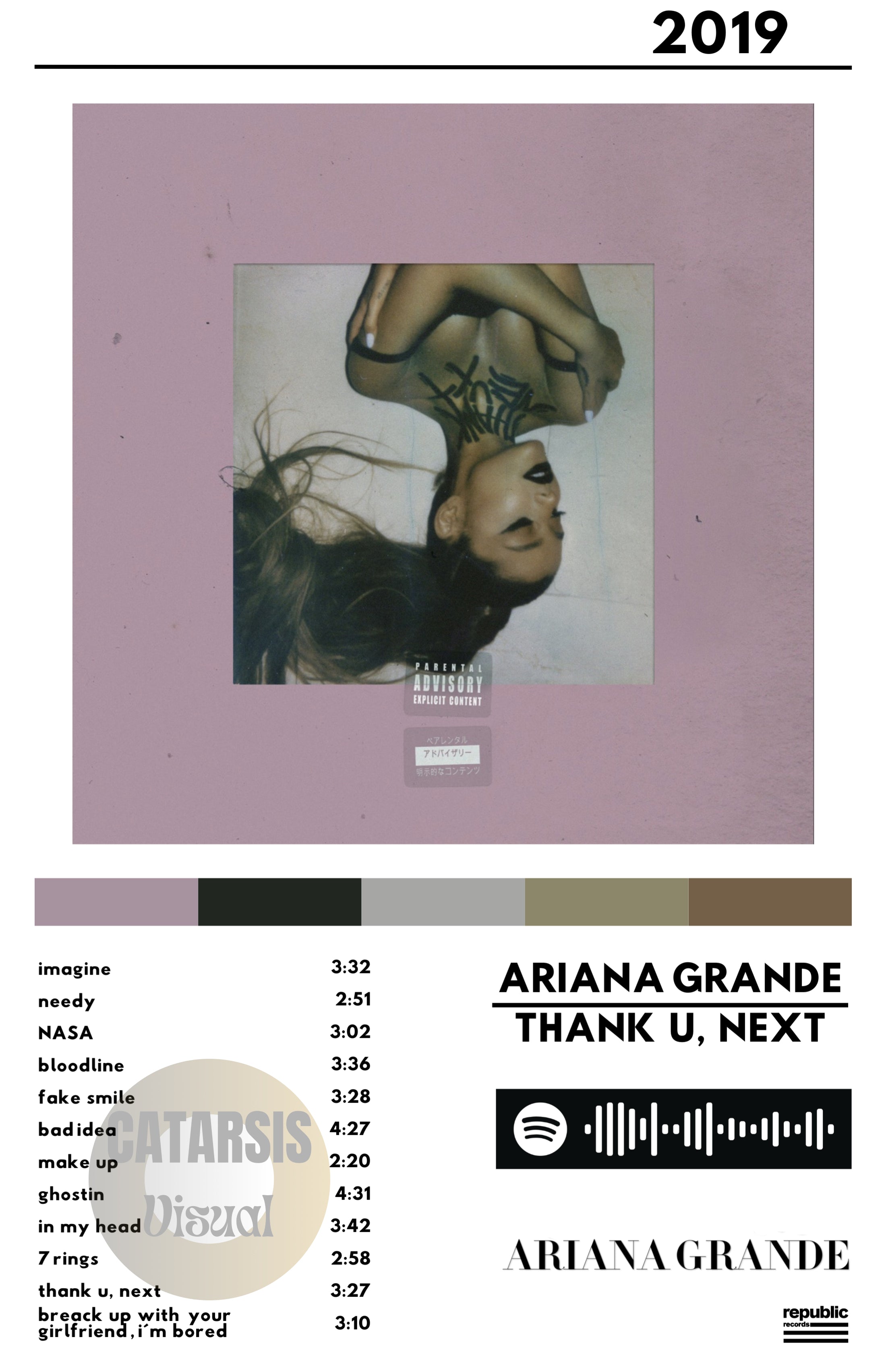 Cuadro Ariana Grande - Thank U, Next