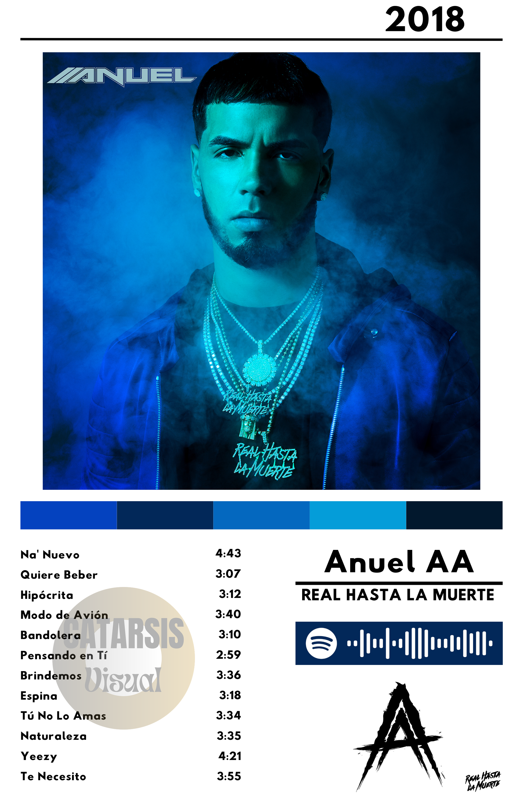 Cuadro Anuel AA - Real hasta la muerte