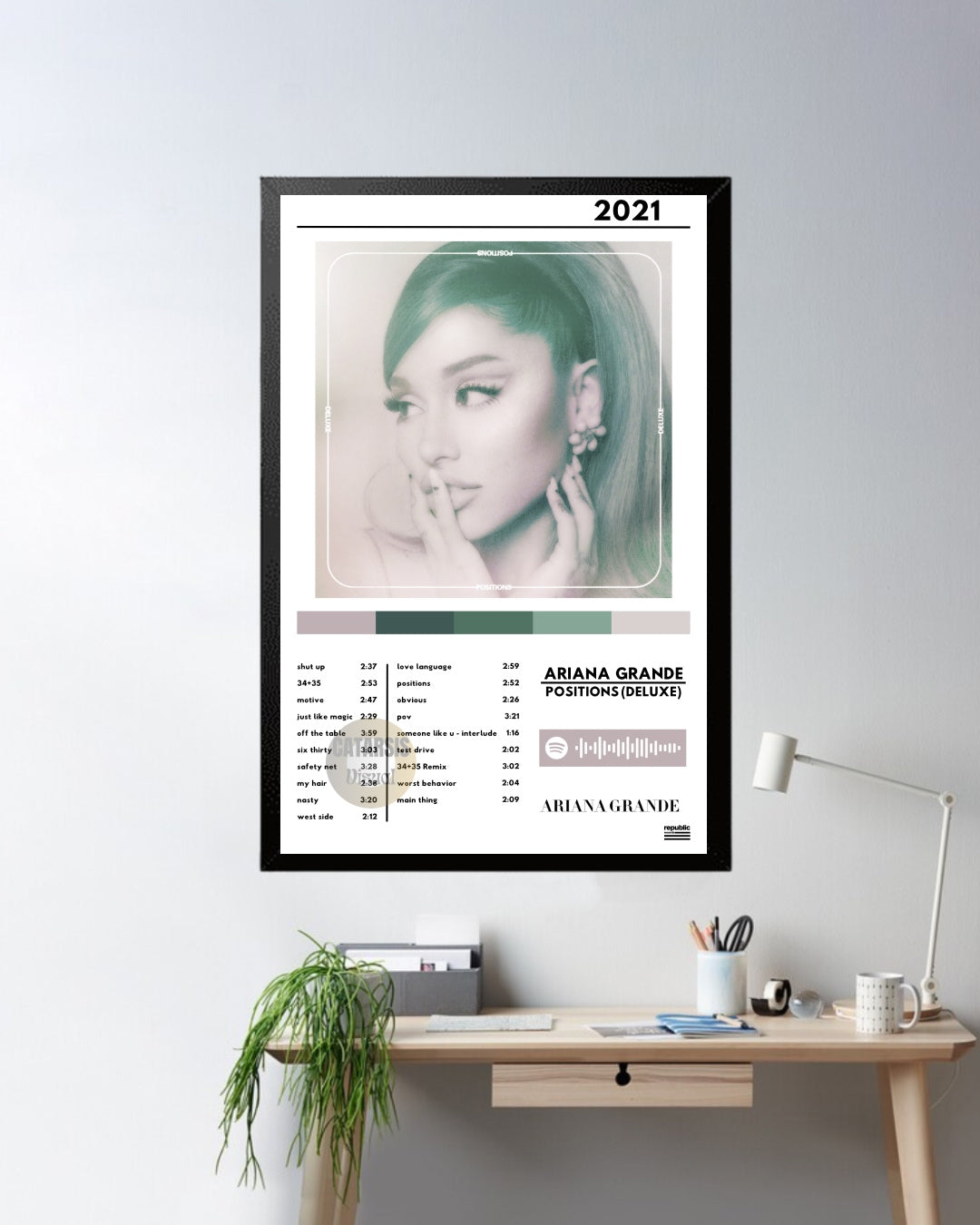 Cuadro Ariana Grande - Positions (Deluxe)