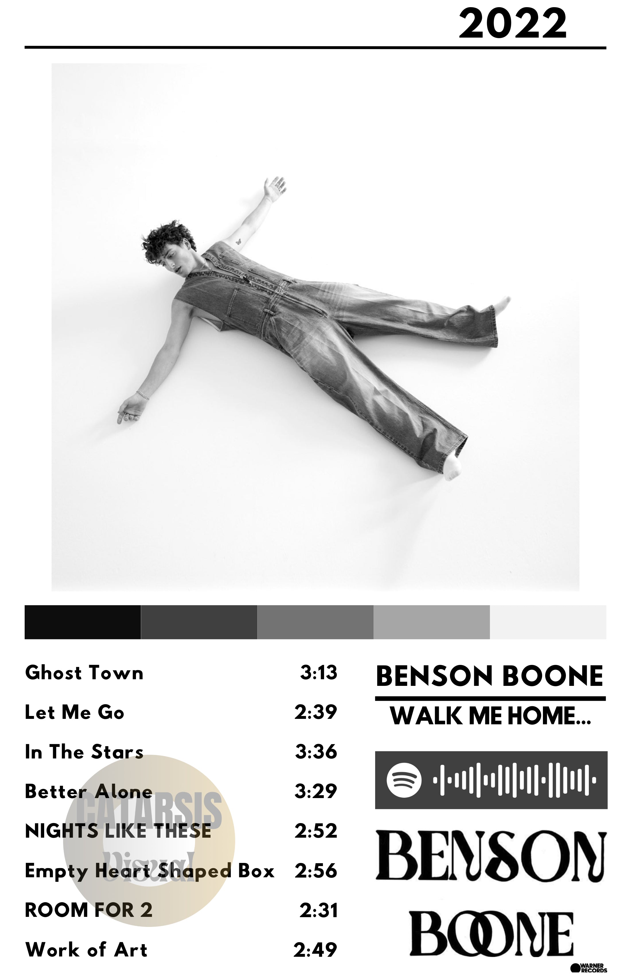 Cuadro Benson Boone - Walk Me Home…