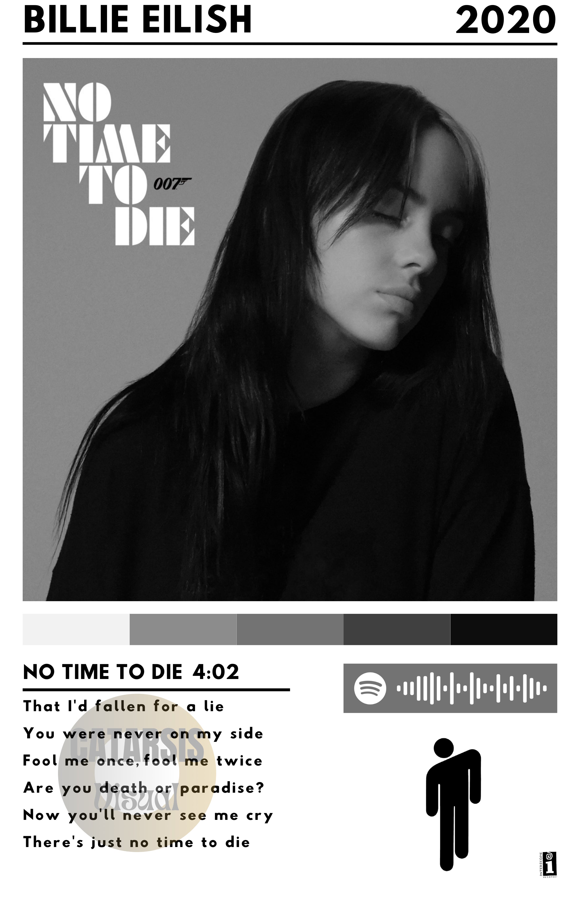 Cuadro Billie Eilish - No Time To Die