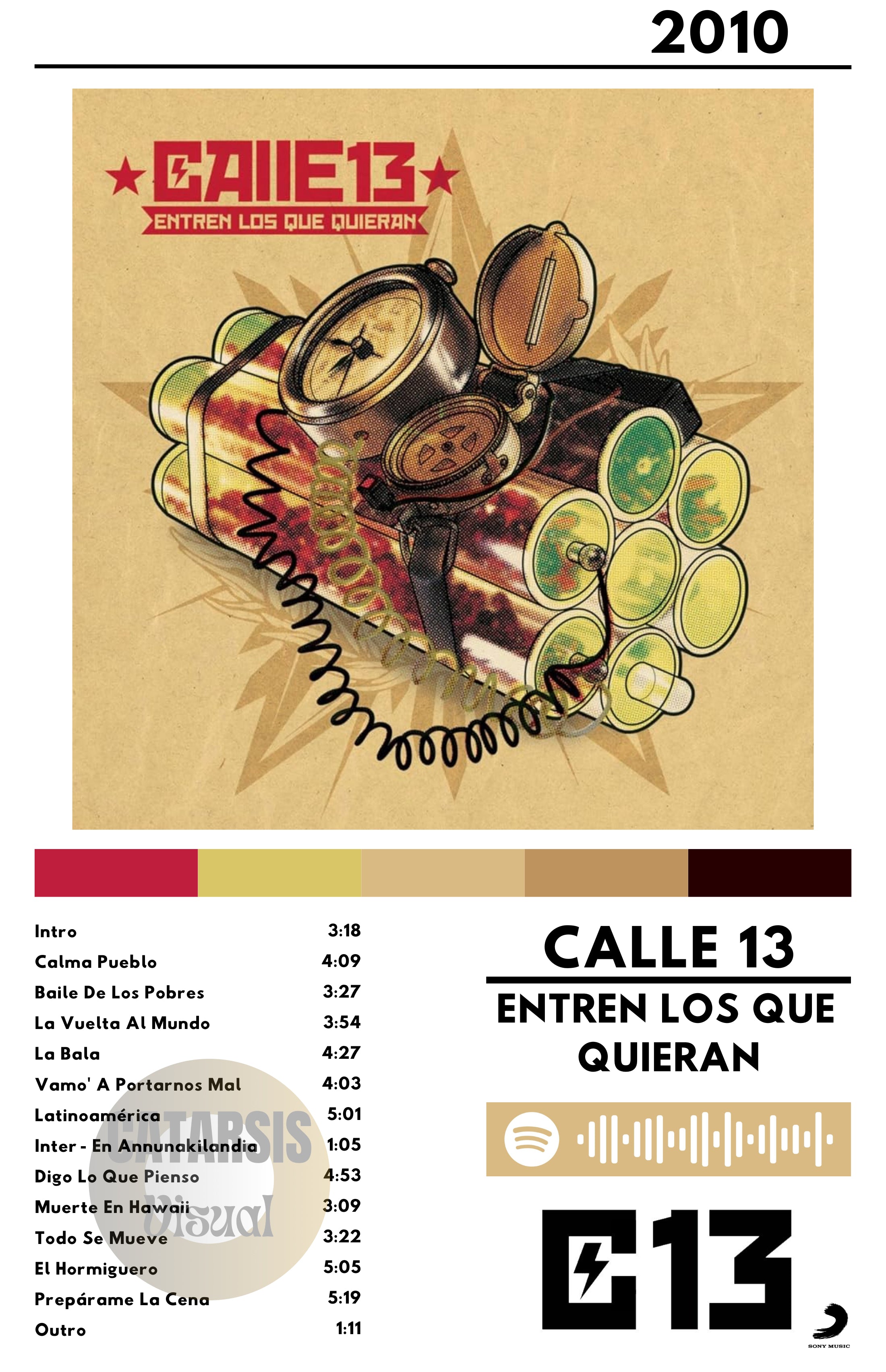 Cuadro Calle 13 - Entren los que quieran