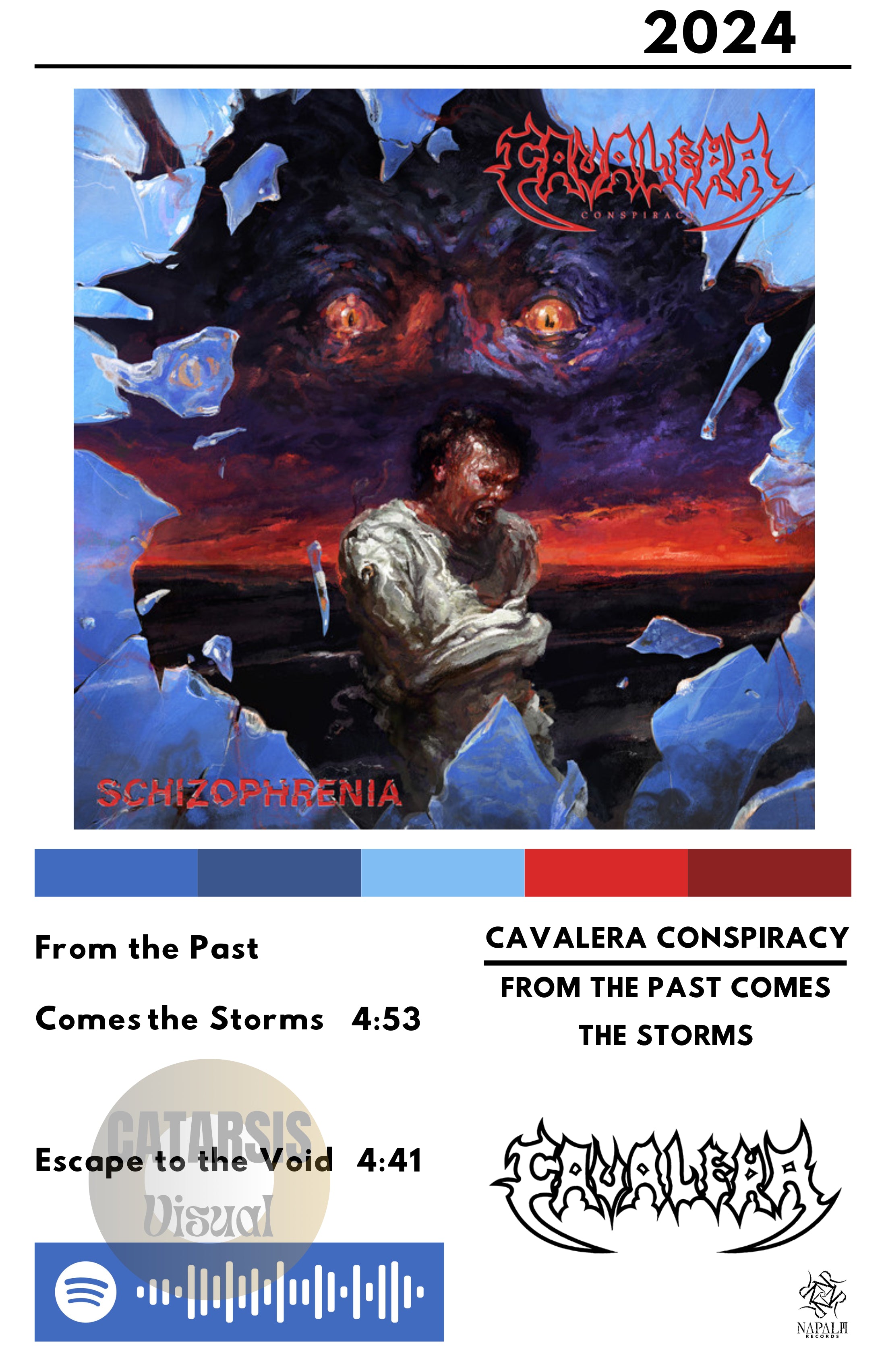 Cuadro Cavalera Conspiracy - From the Past Comes the Storms