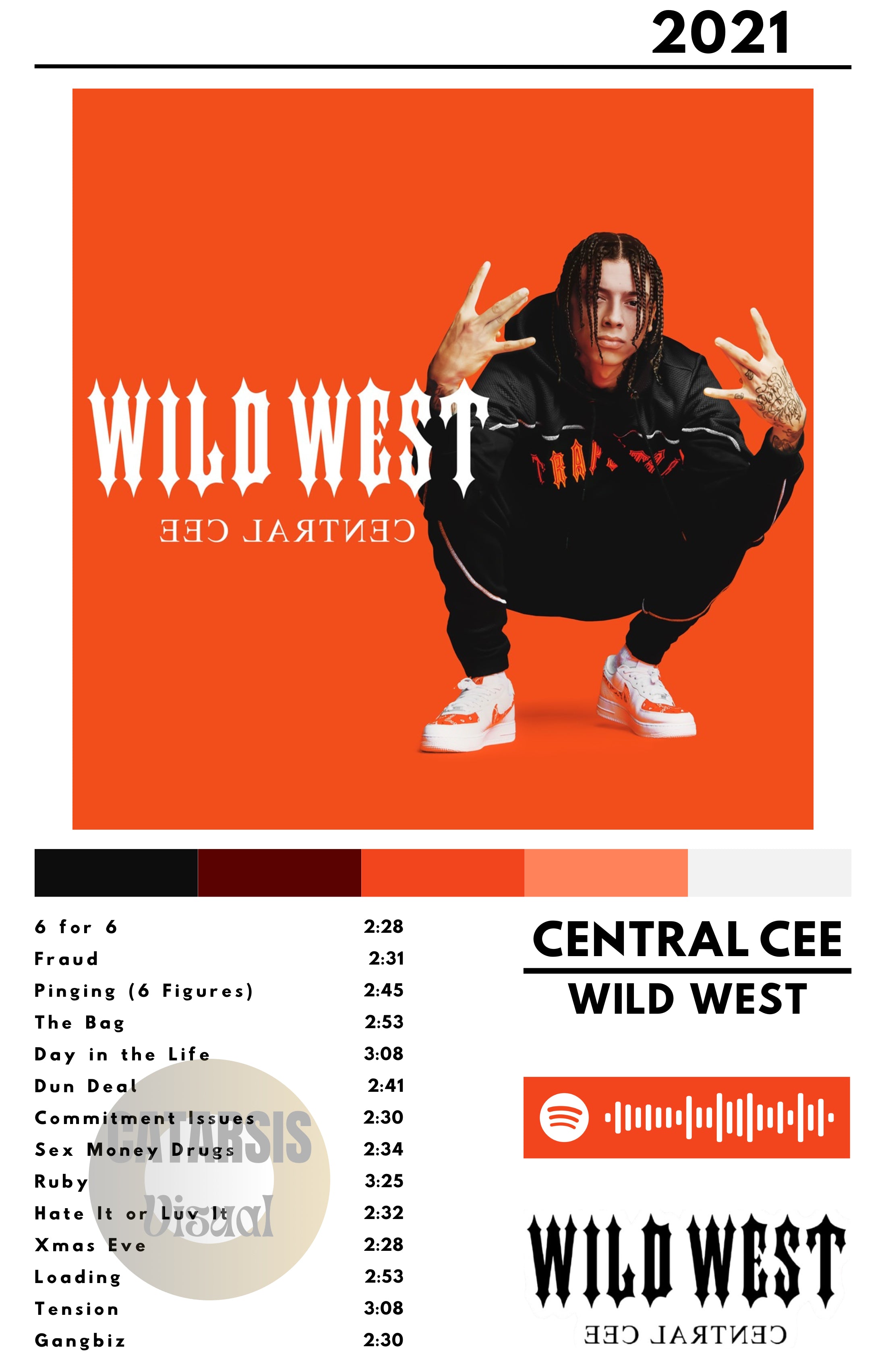Cuadro Central Cee - Wild West