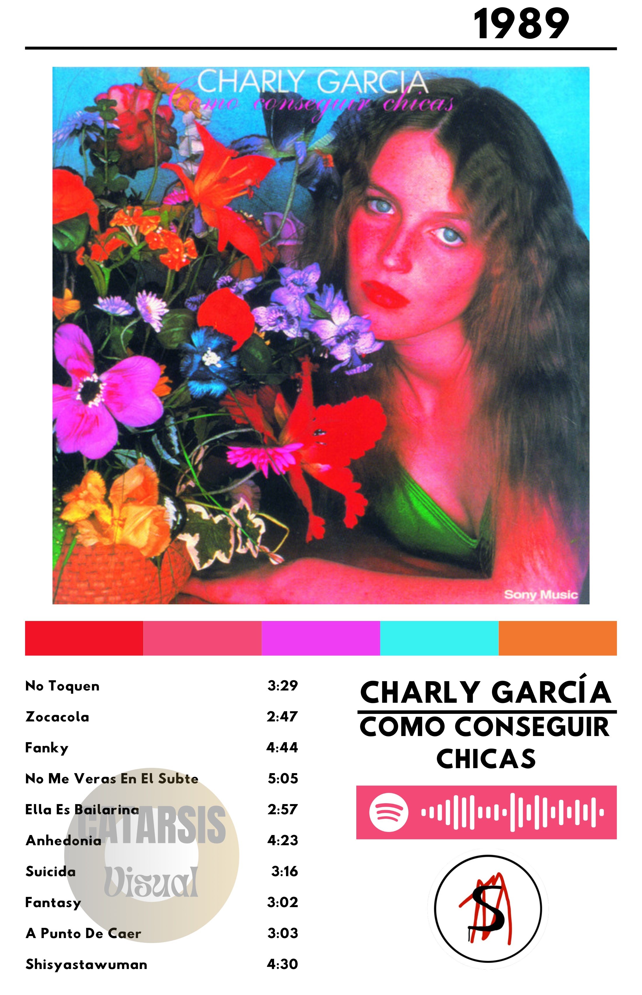 Cuadro Charly García - Cómo conseguir chicas