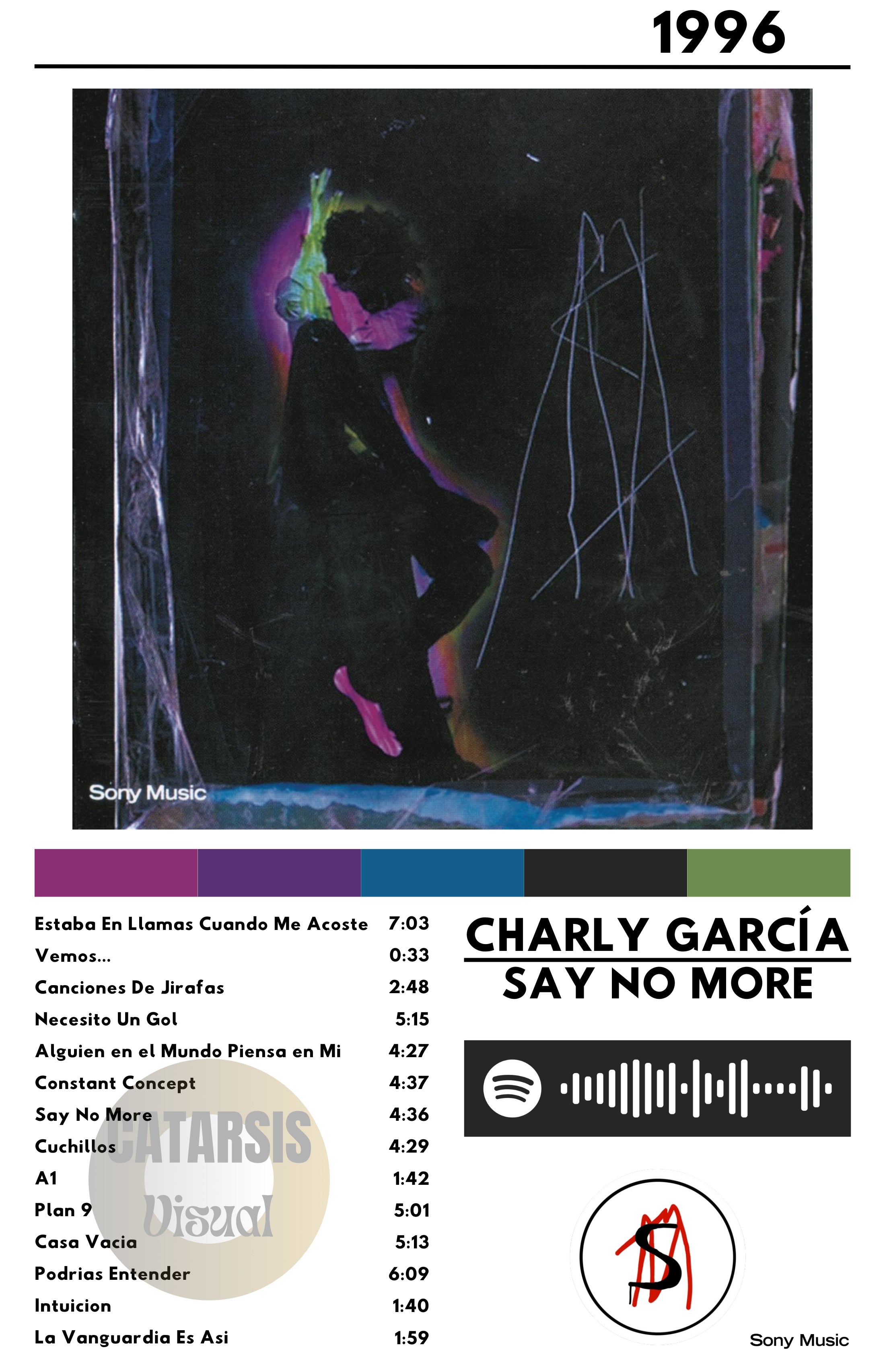 Cuadro Charly García - Say No More
