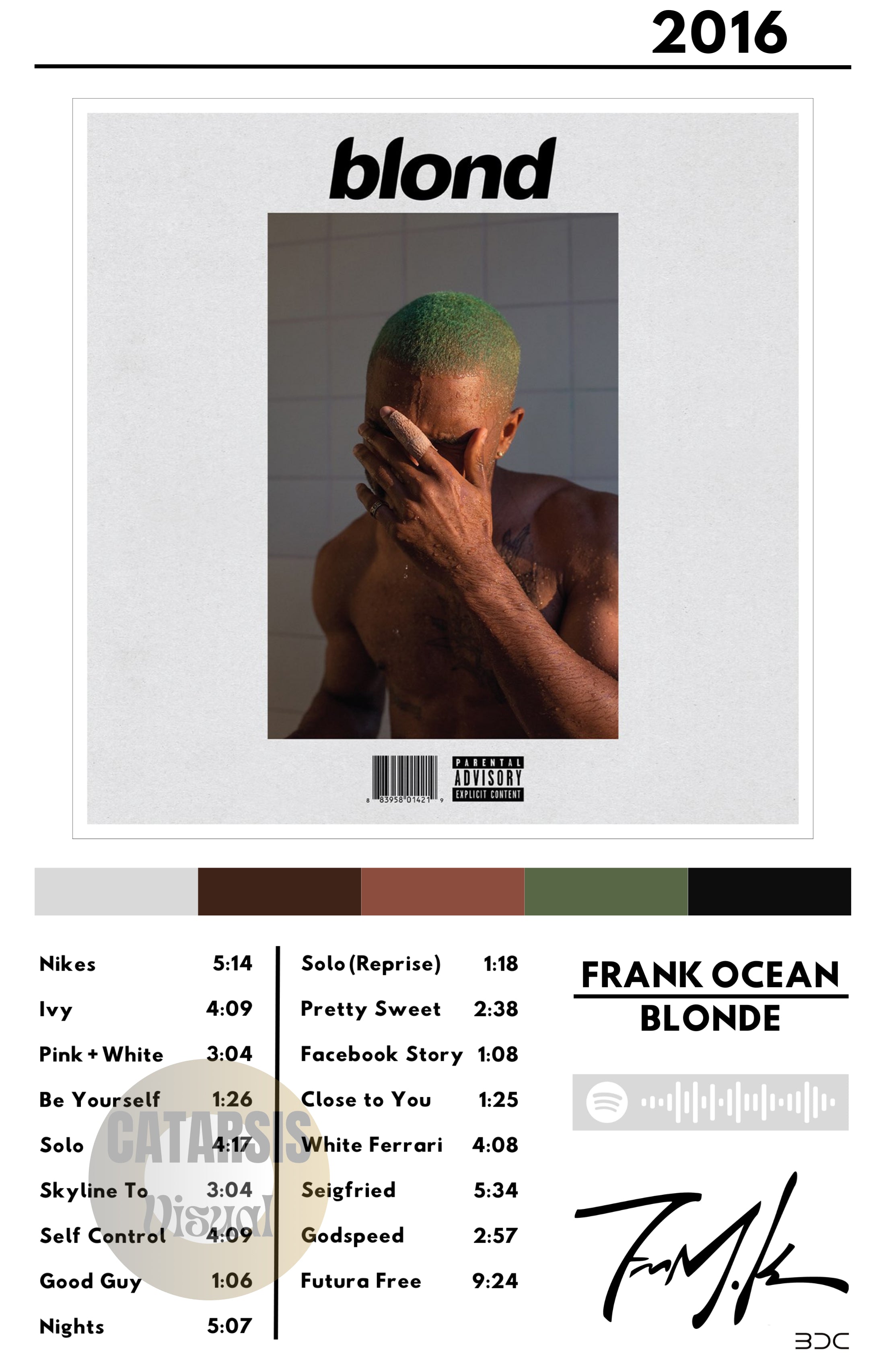 Cuadro Frank Ocean - Blond