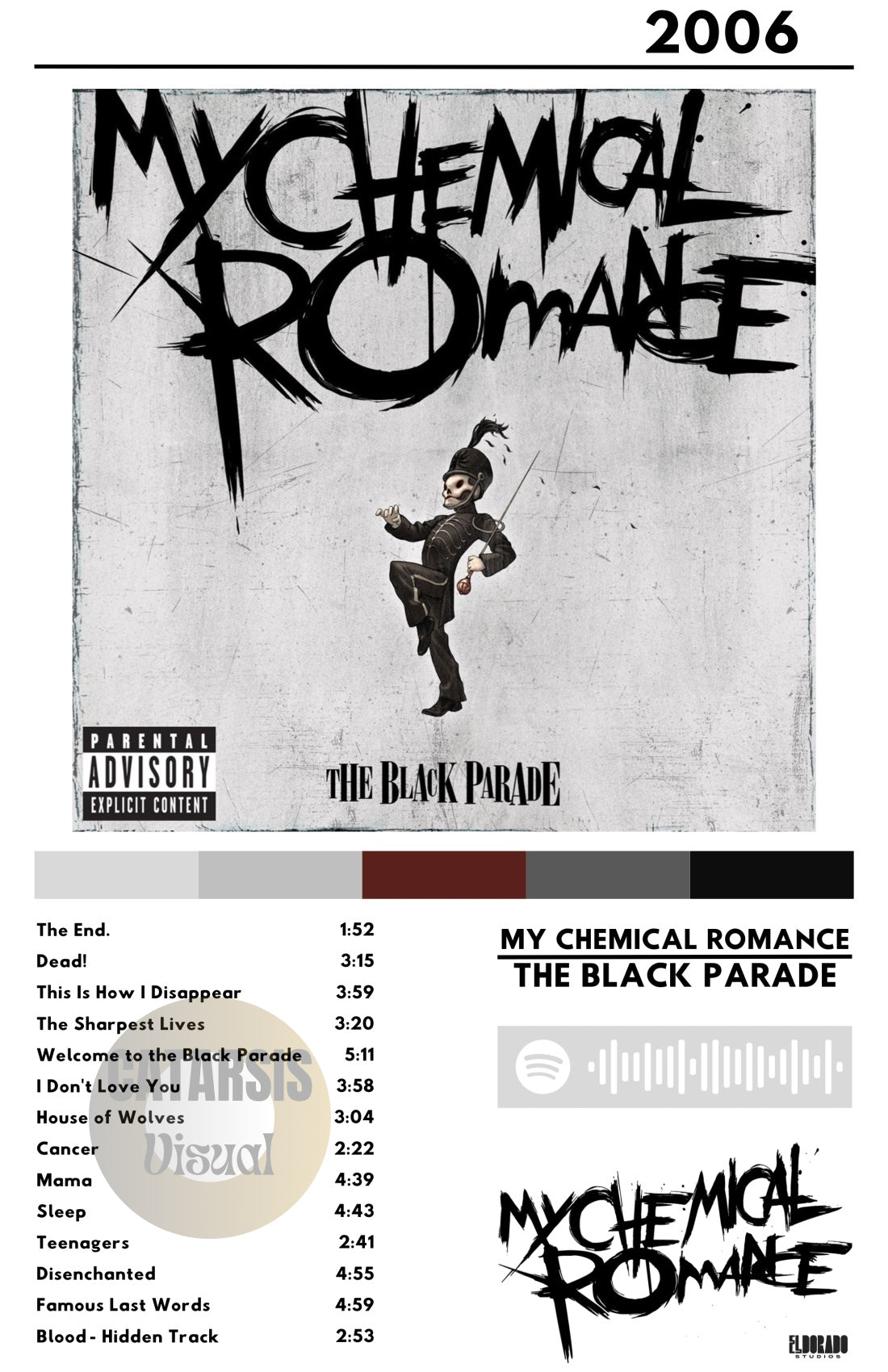 Cuadro My Chemical Romance - The Black Parade