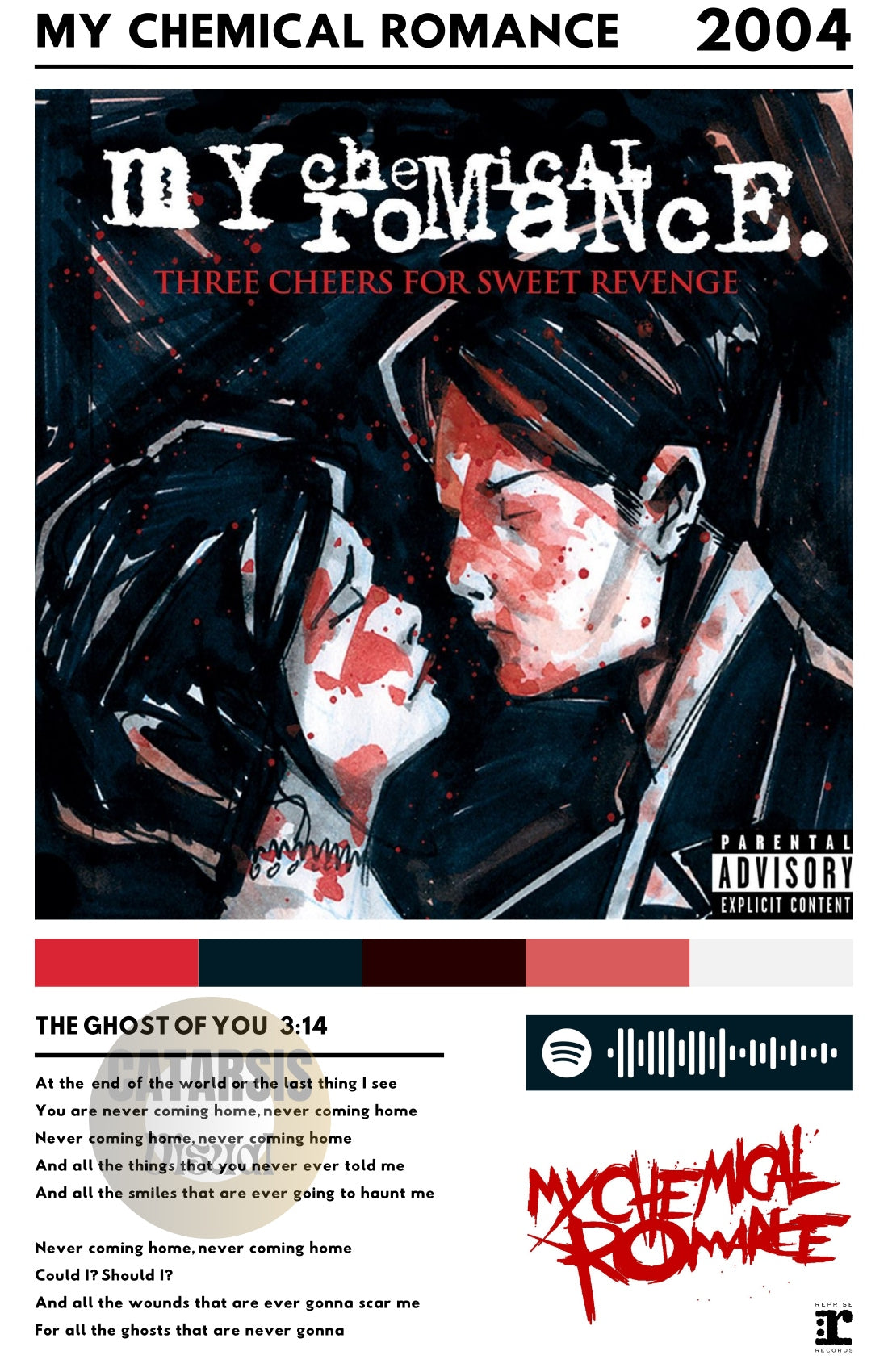 Cuadro My Chemical Romance - The Ghost of You