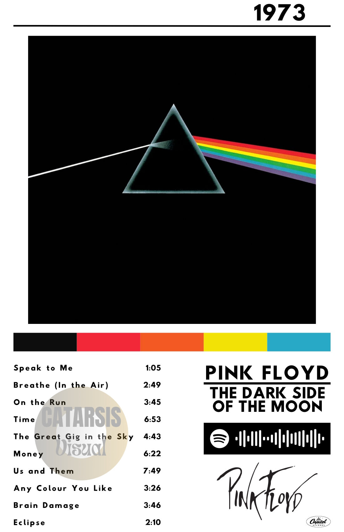Cuadro Pink Floyd - The Dark Side of the Moon