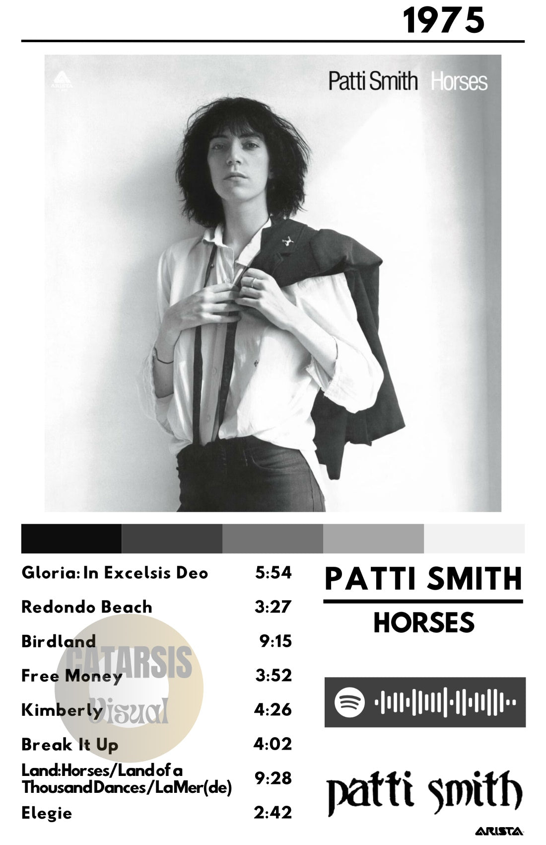 Cuadro Patti Smith - Horses