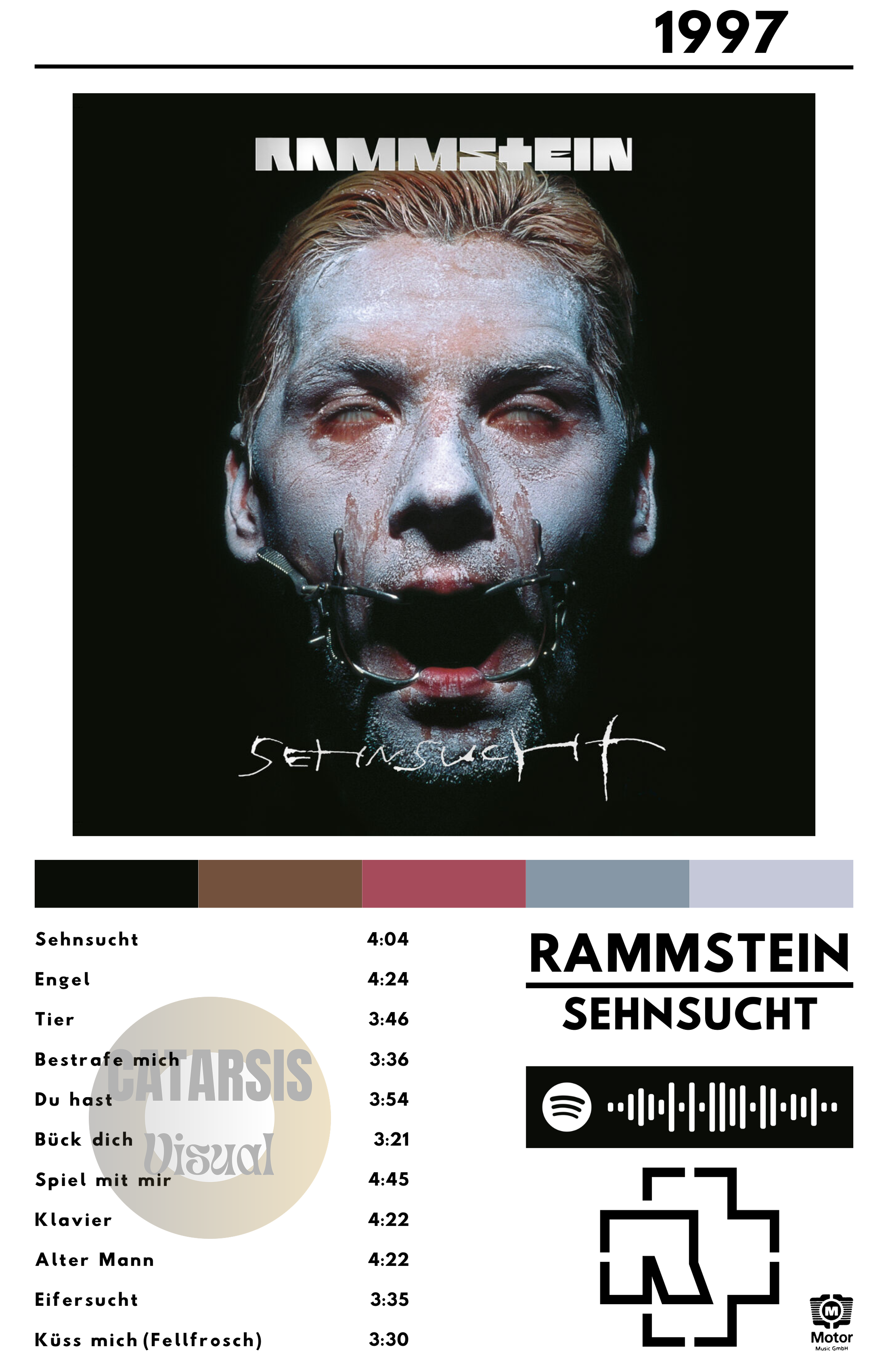 Cuadro Rammstein - Sehnsucht