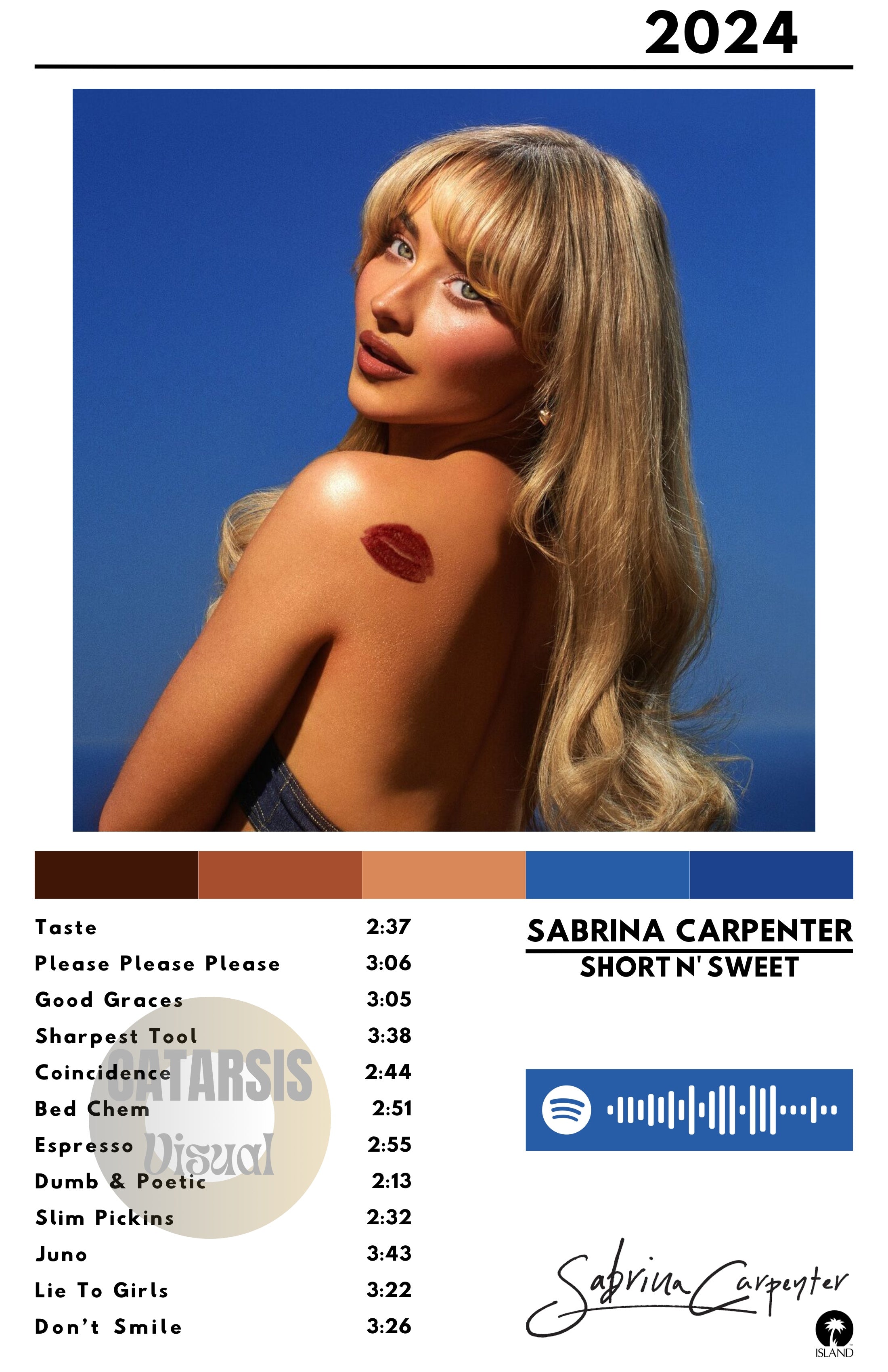 Cuadro Sabrina Carpenter - Short n' Sweet