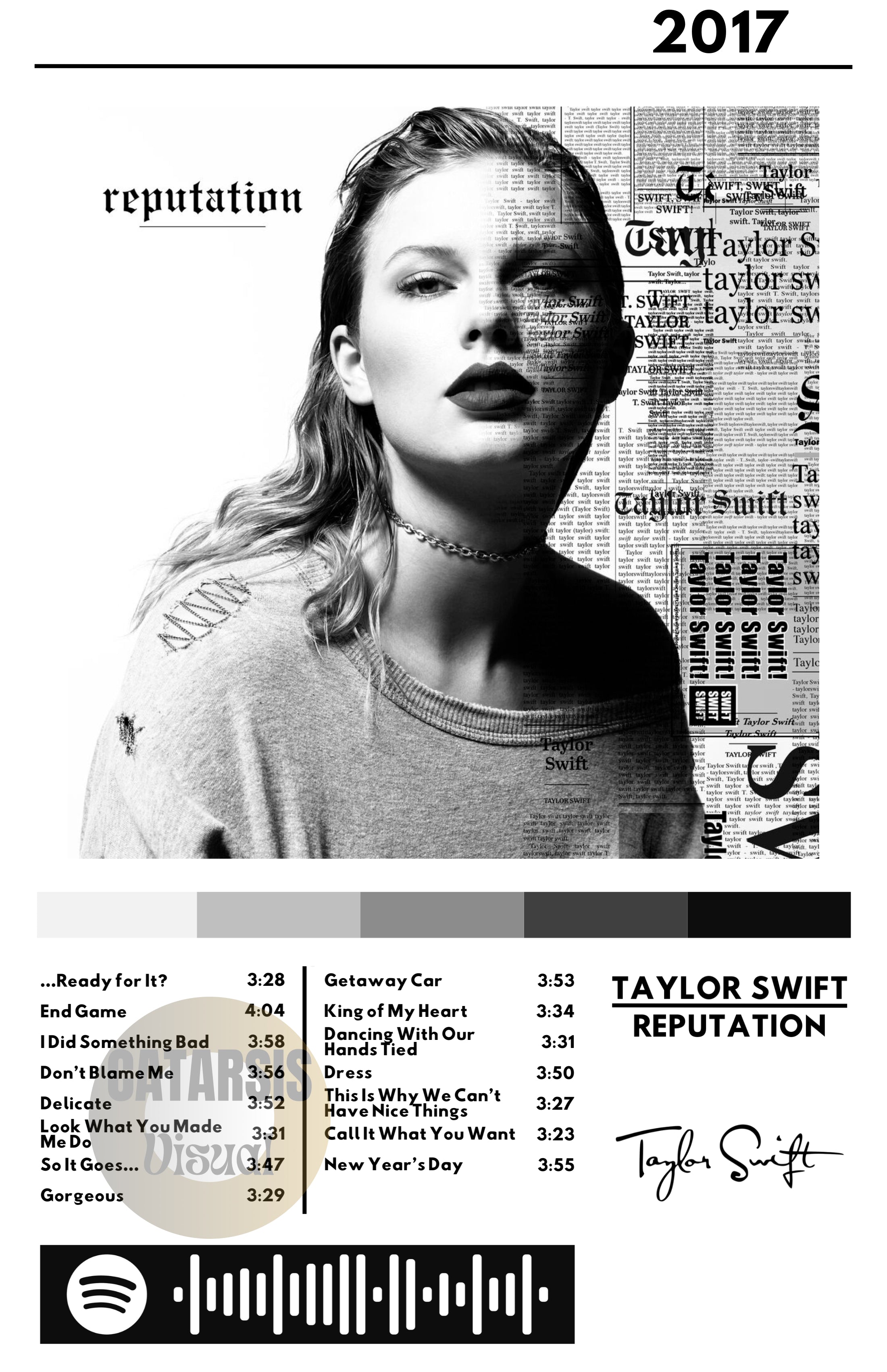 Cuadro Taylor Swift - Reputation