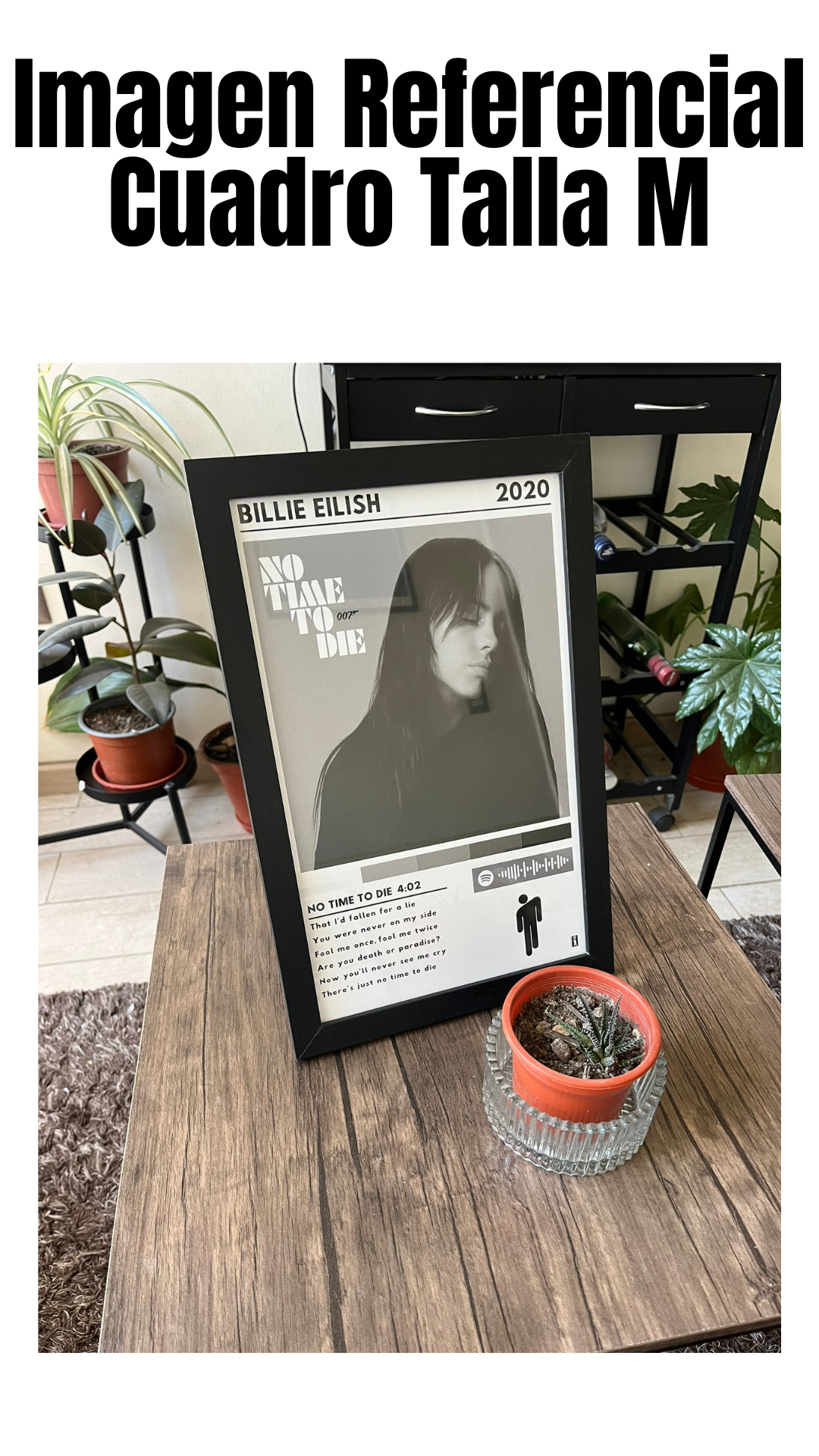 Cuadro Billie Eilish - No Time To Die