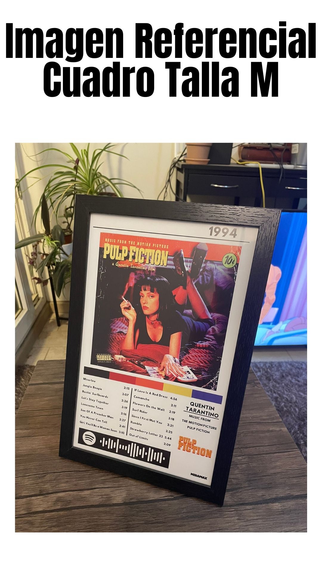 Cuadro Soundtrack - Pulp Fiction