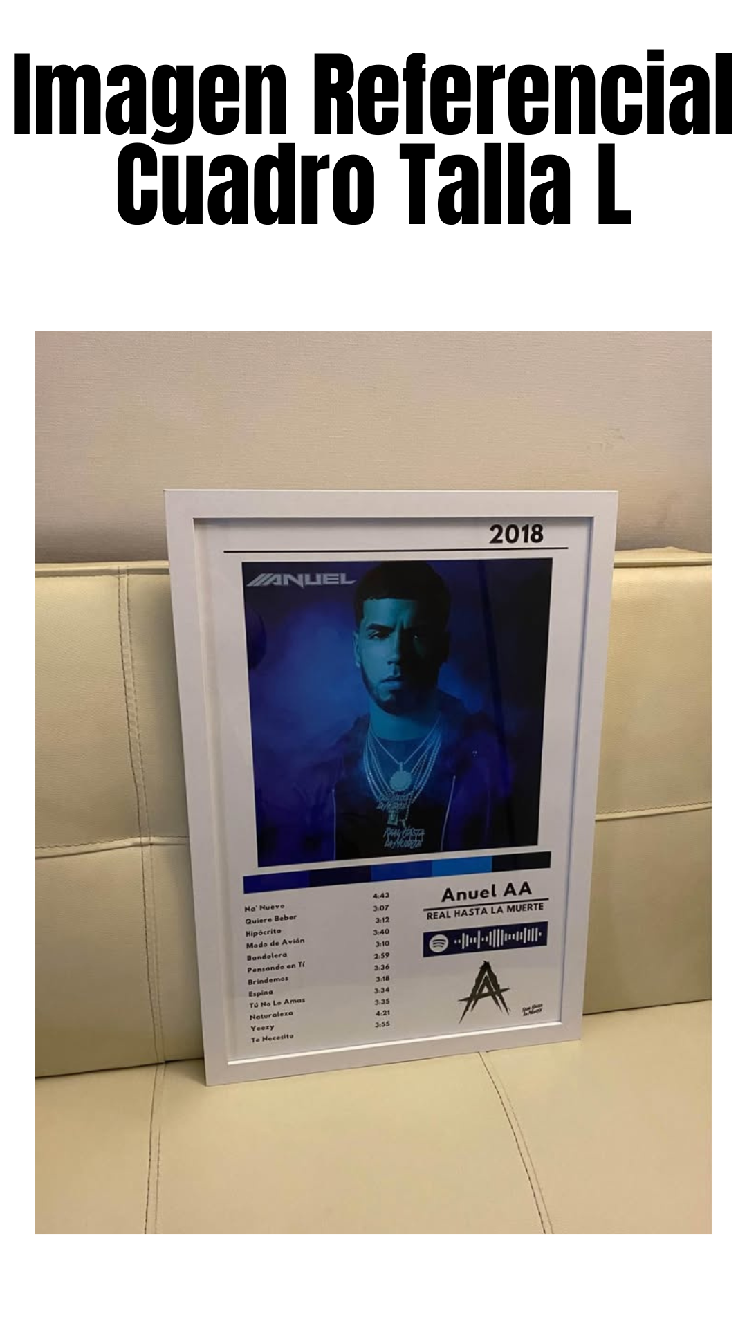 Cuadro Anuel AA - Real hasta la muerte