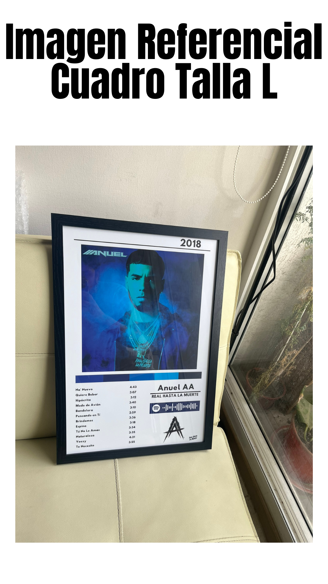 Cuadro Anuel AA - Real hasta la muerte