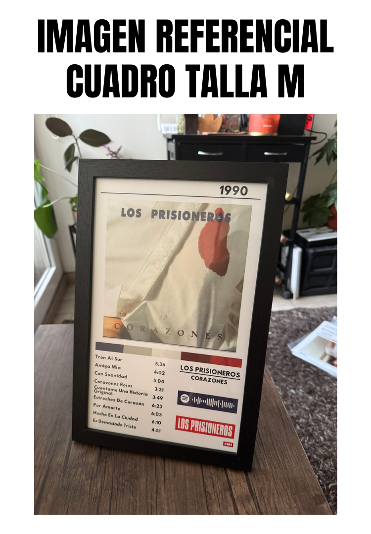 Cuadro Los Prisioneros - Corazones