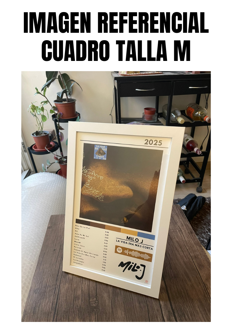Cuadro Milo J - La Vida Era Más Corta