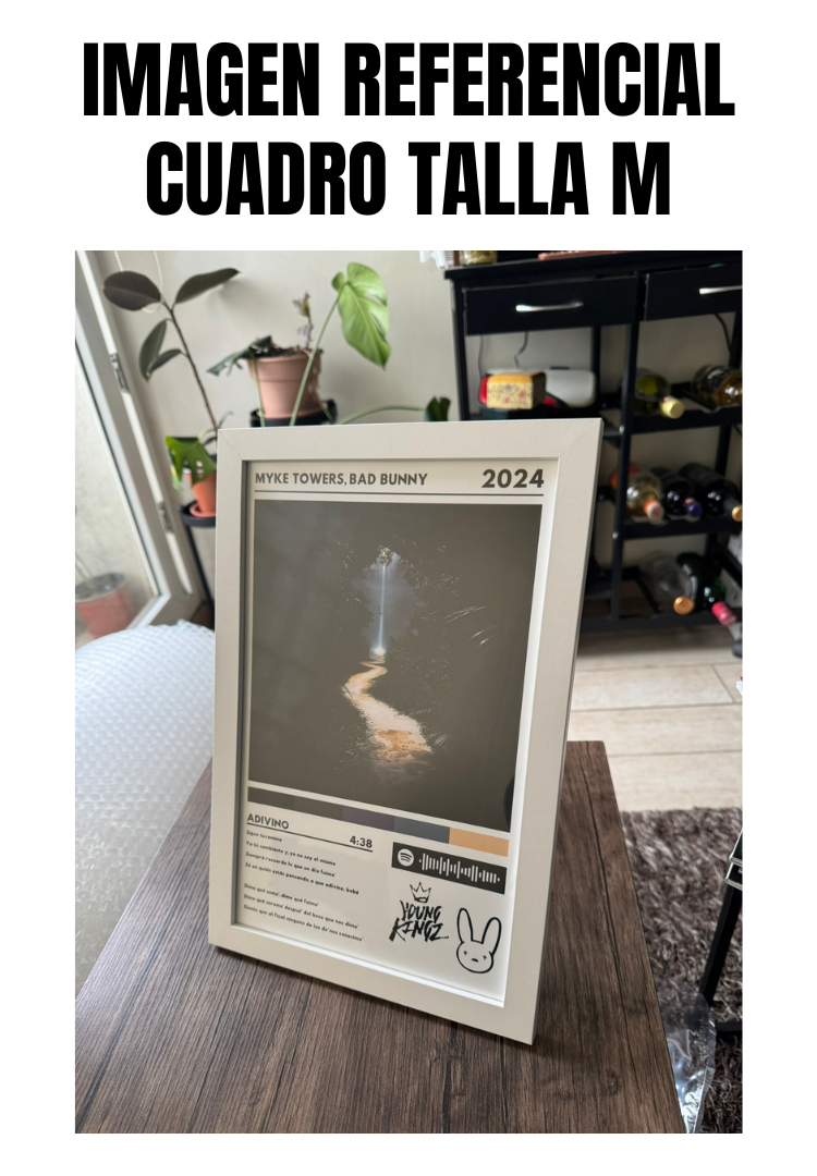 Cuadro Myke Towers , Bad Bunny  - Adivino