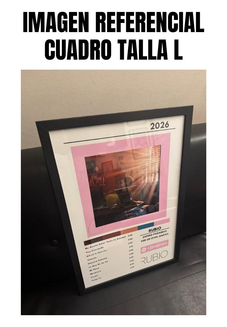 Cuadro Rubio - Espero Podamos Ver Un Ovni Juntxs