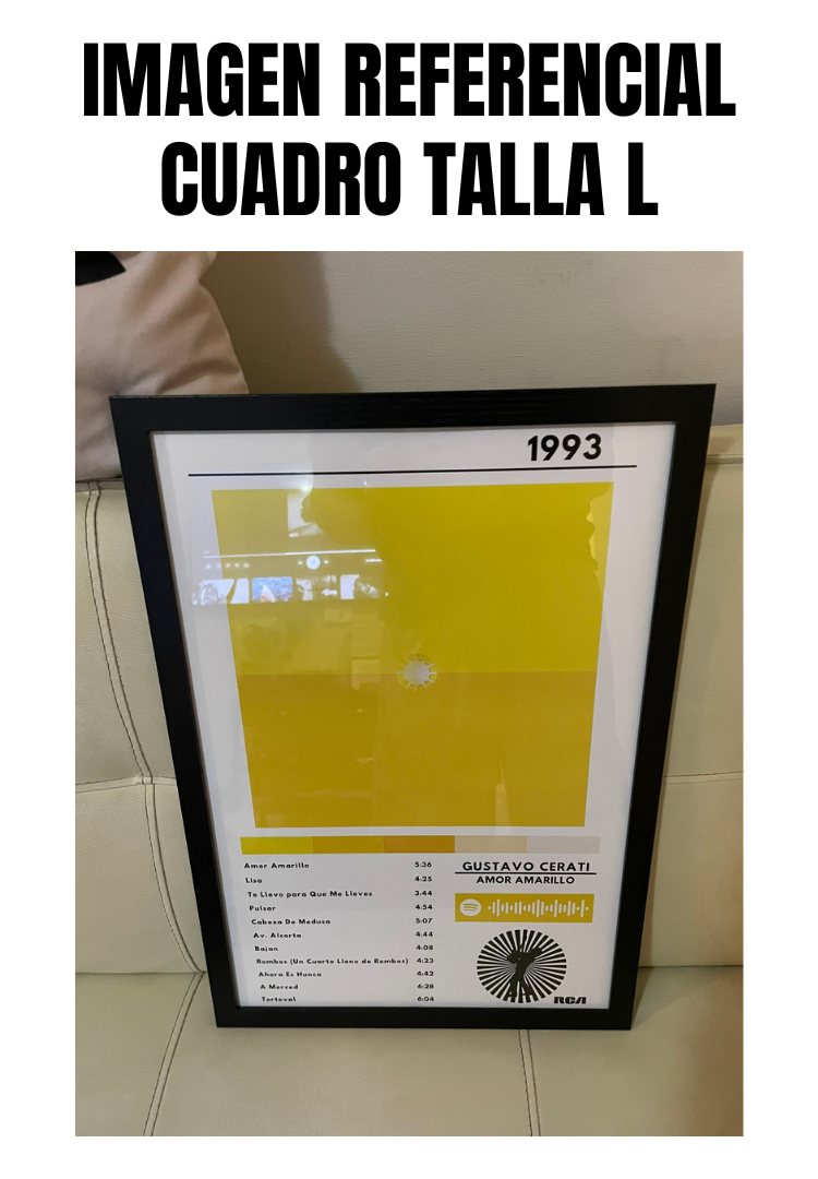 Cuadro Gustavo Cerati - Amor Amarillo
