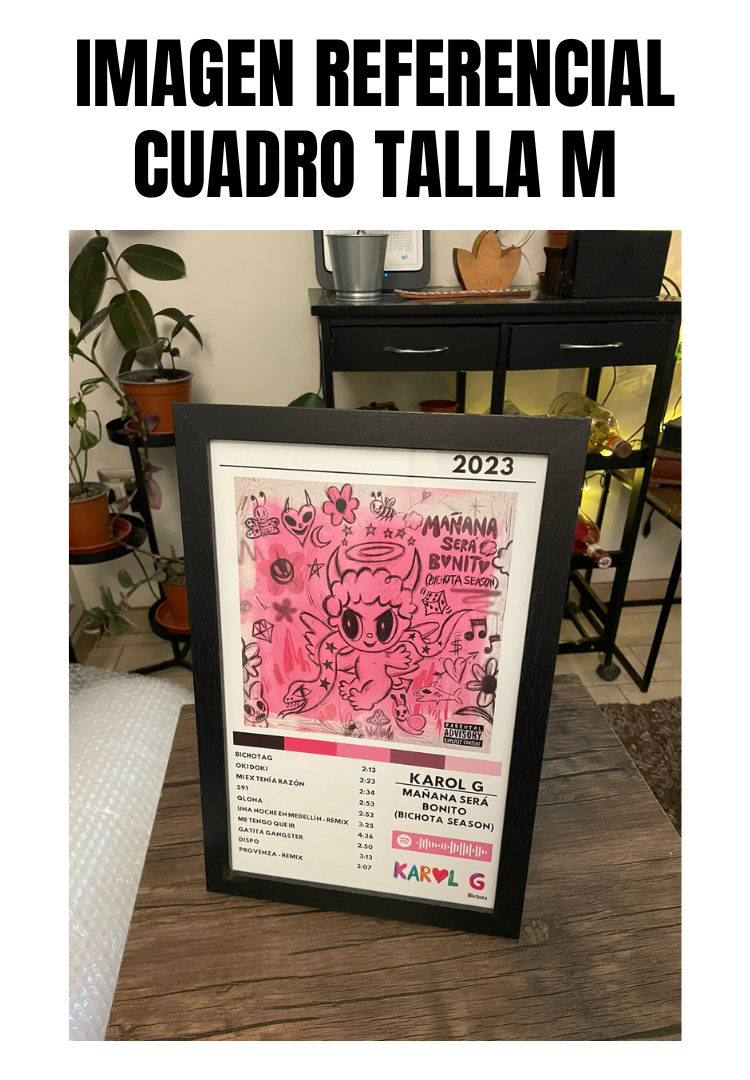 Cuadro Karol G - Mañana sera Bonito (Bichota season)