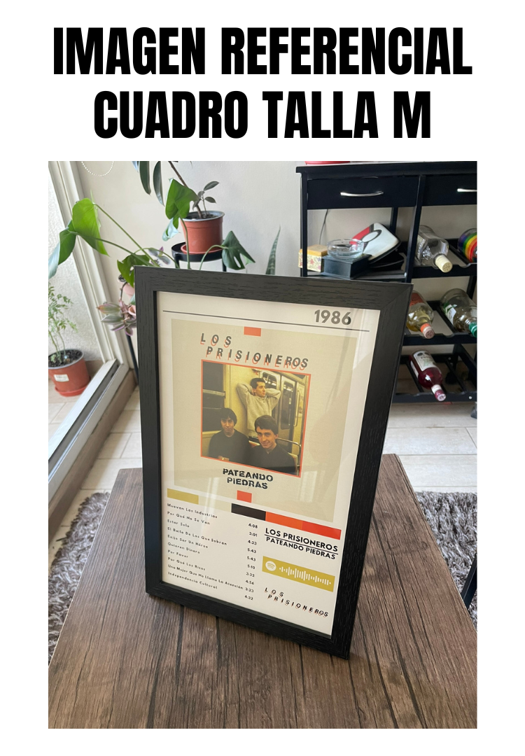 Cuadro Los Prisioneros - Pateando Piedras