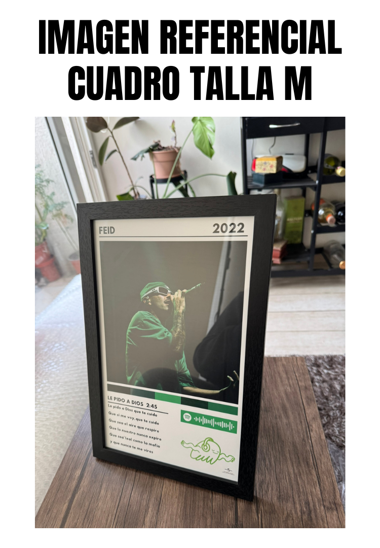 Cuadro Feid - Le Pido a DIOS