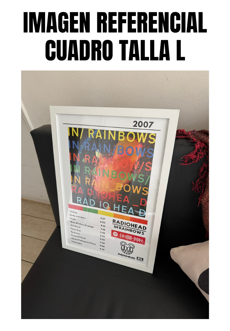 Cuadro Radiohead - In Rainbows