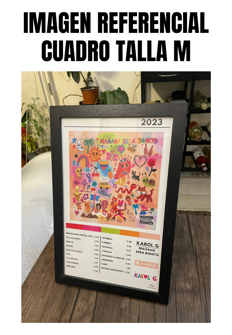 Cuadro Karol G - Mañana sera Bonito