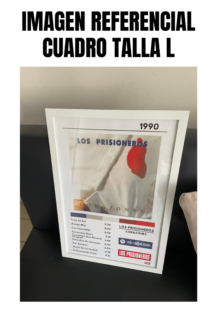 Cuadro Los Prisioneros - Corazones