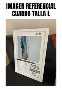 Cuadro Karol G - NO ME ARREPIENTO DE SENTIR TANTO