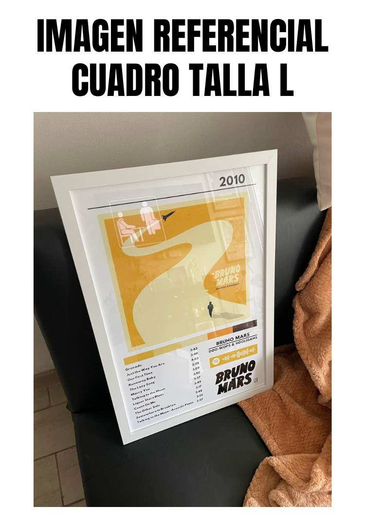 Cuadro Bruno Mars - Doo-Wops & Hooligans