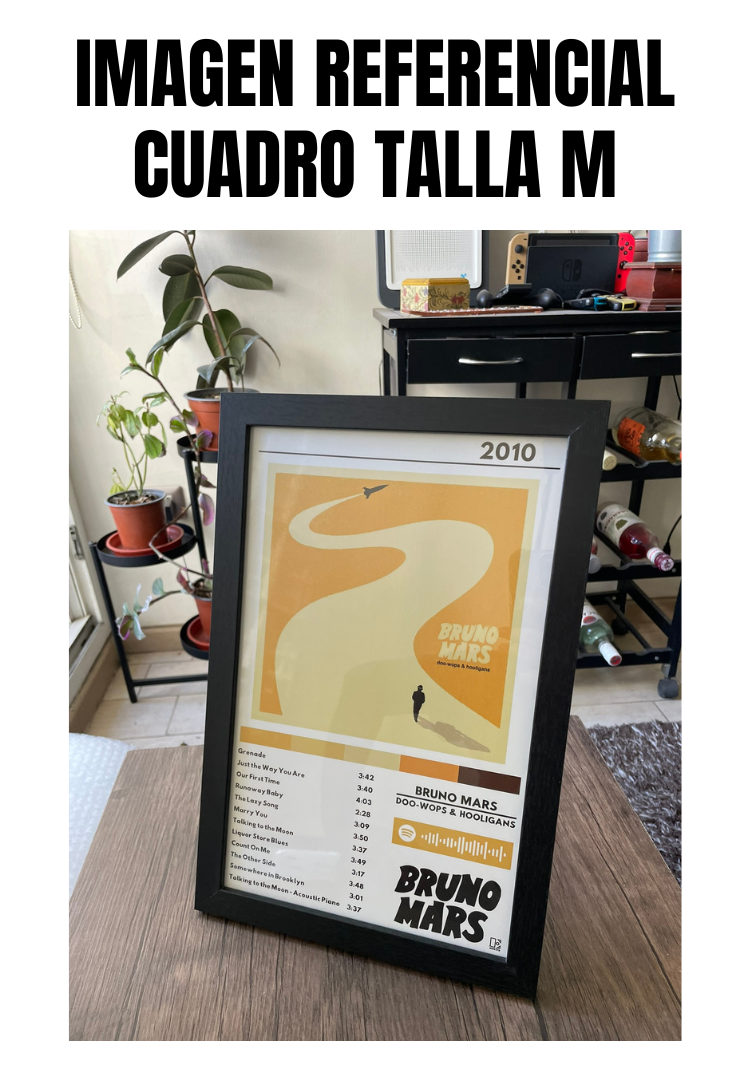 Cuadro Bruno Mars - Doo-Wops & Hooligans