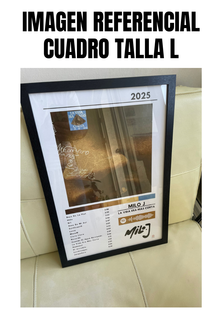Cuadro Milo J - La Vida Era Más Corta