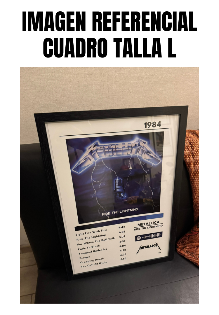 Cuadro Metallica - Ride The Lightning