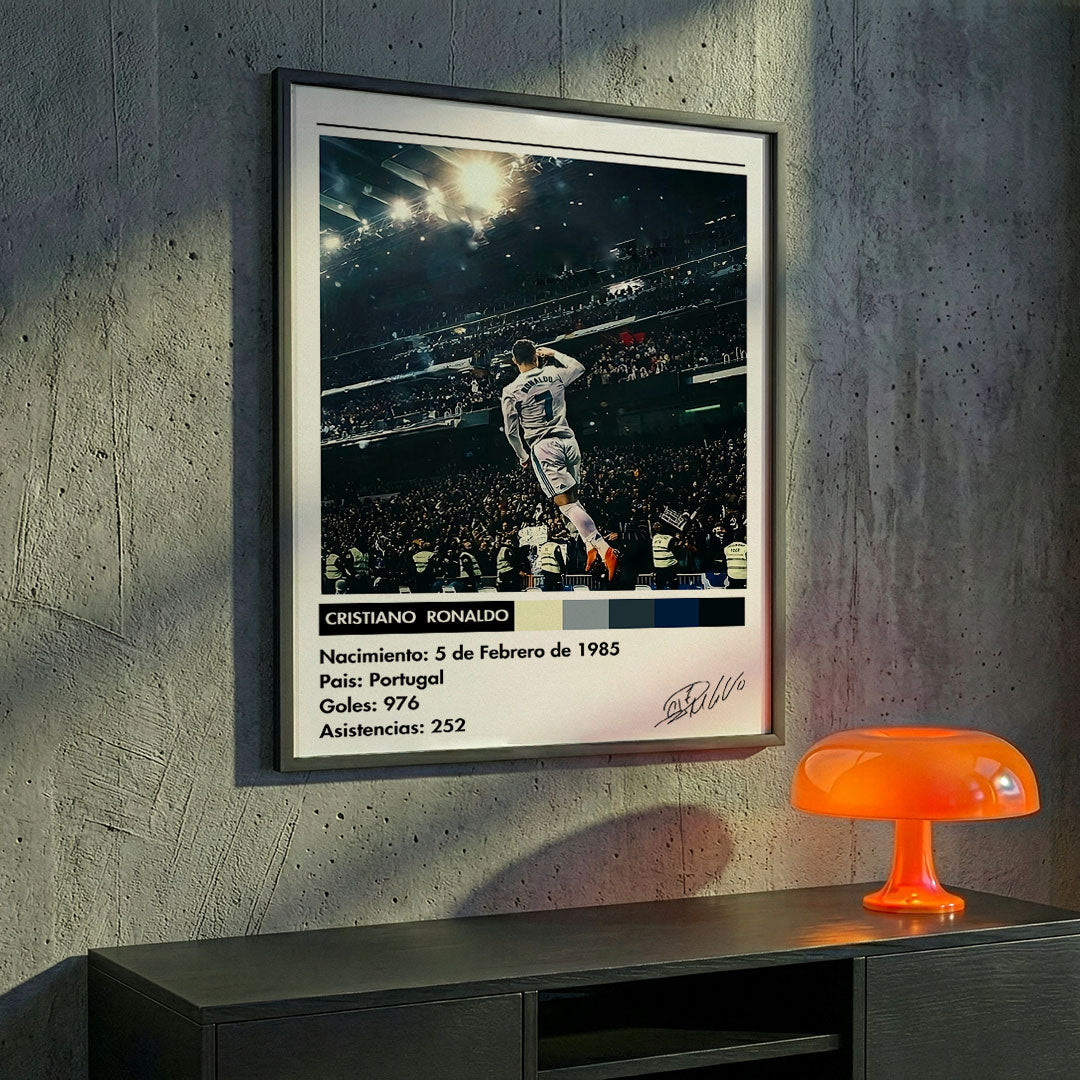 Cuadro Cristiano Ronaldo - Diseño 1
