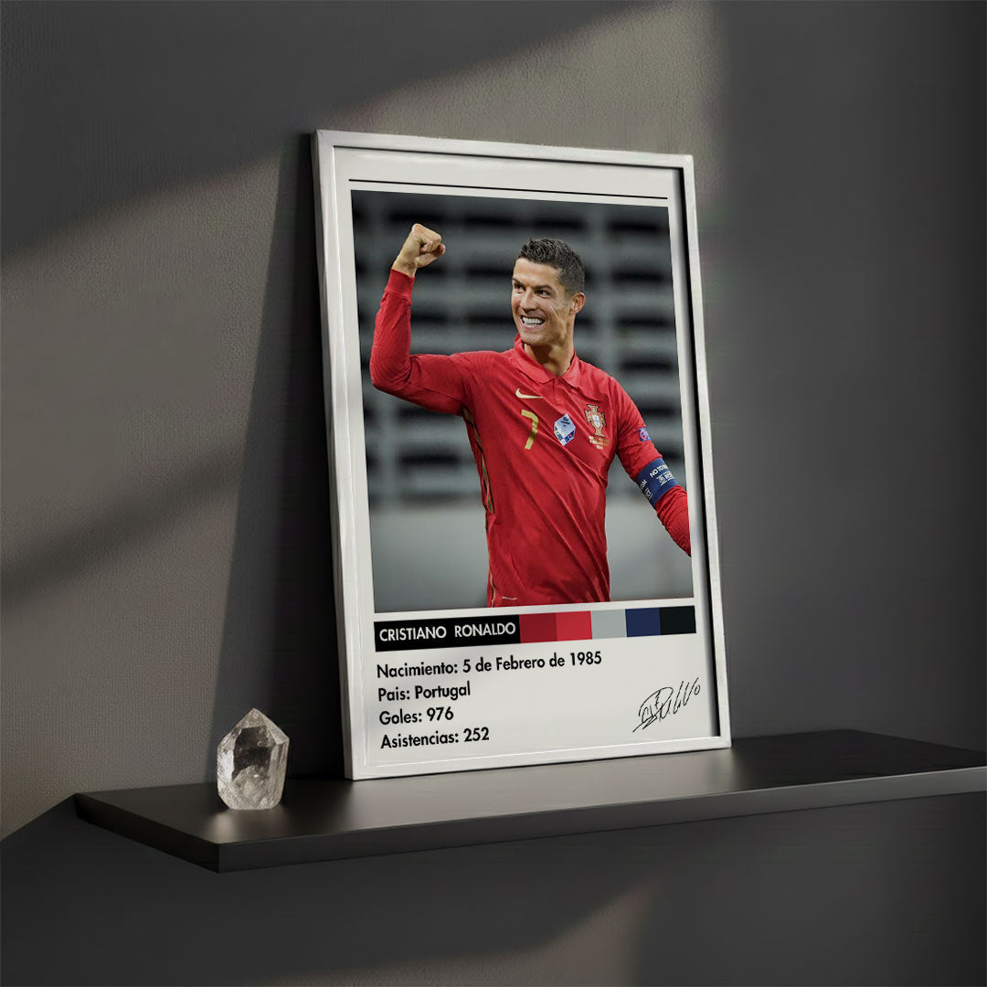 Cuadro Cristiano Ronaldo - Diseño 2