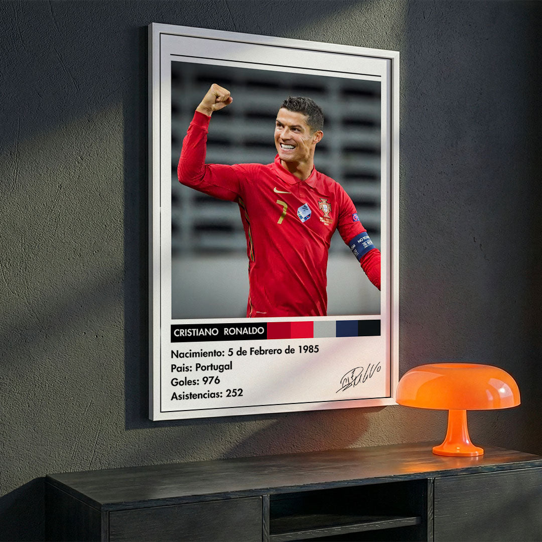Cuadro Cristiano Ronaldo - Diseño 2