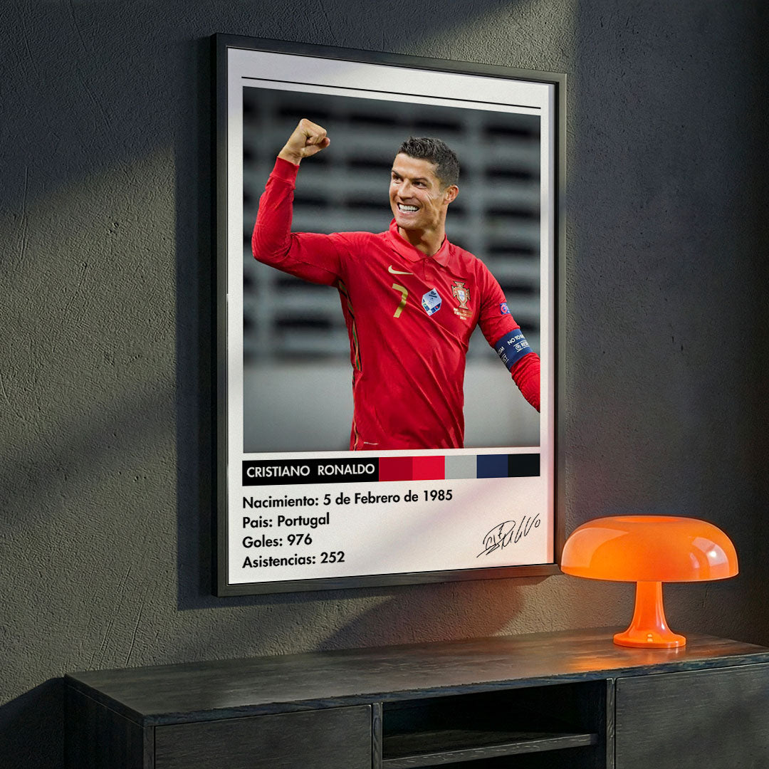 Cuadro Cristiano Ronaldo - Diseño 2