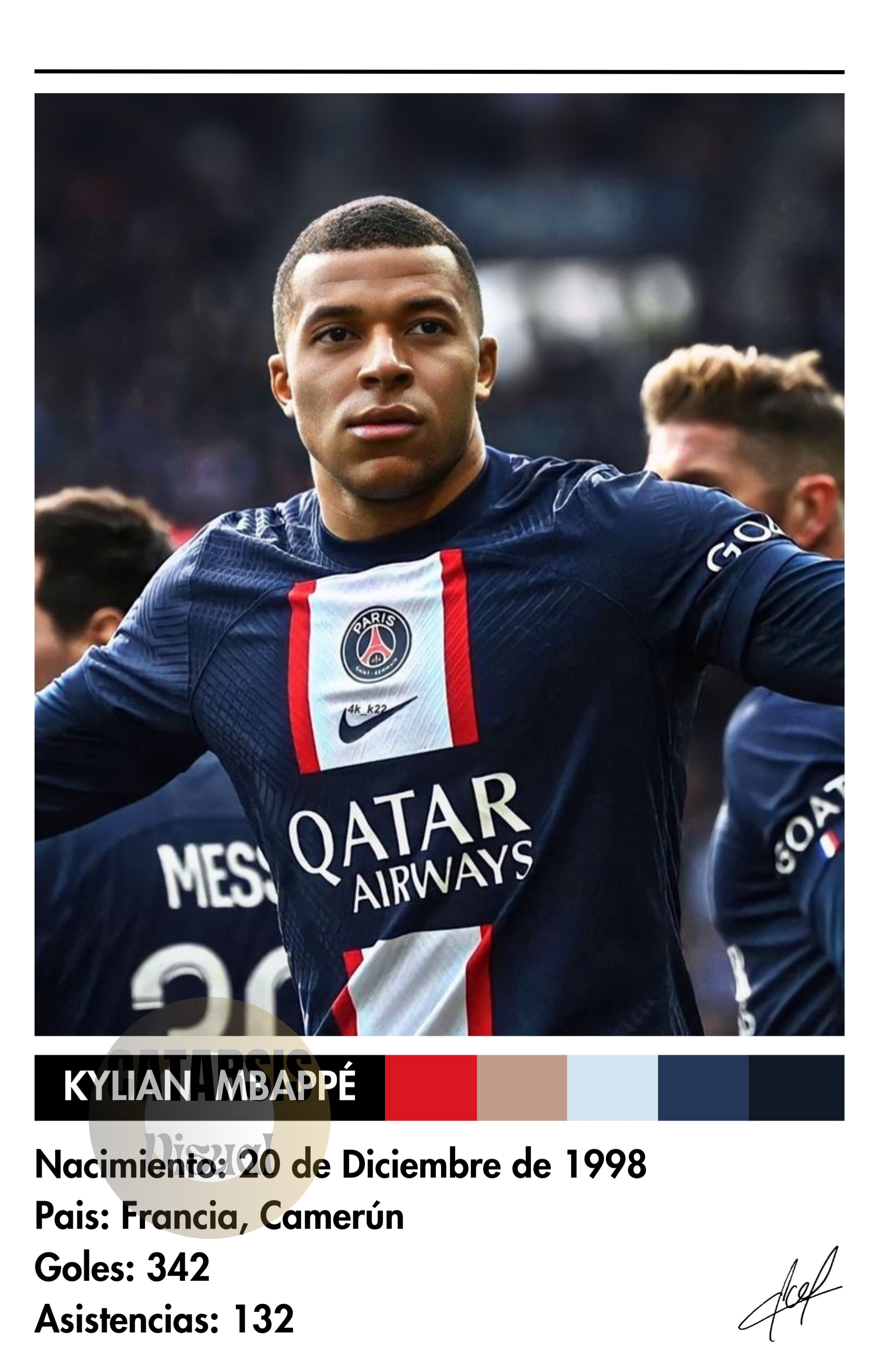 Cuadro Kylian Mbappé