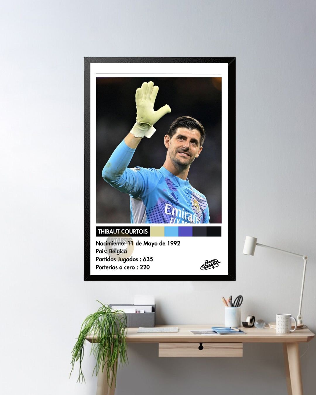 Cuadro Thibaut Courtois