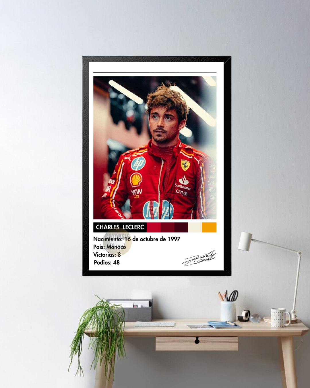 Cuadro Charles Leclerc