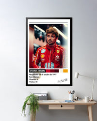 Cuadro Charles Leclerc