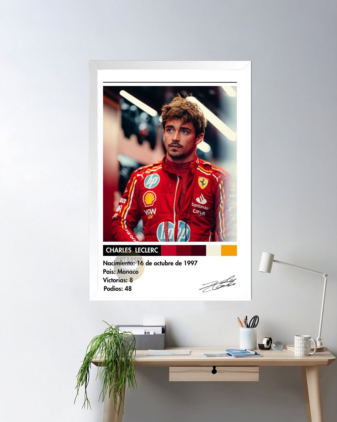 Cuadro Charles Leclerc