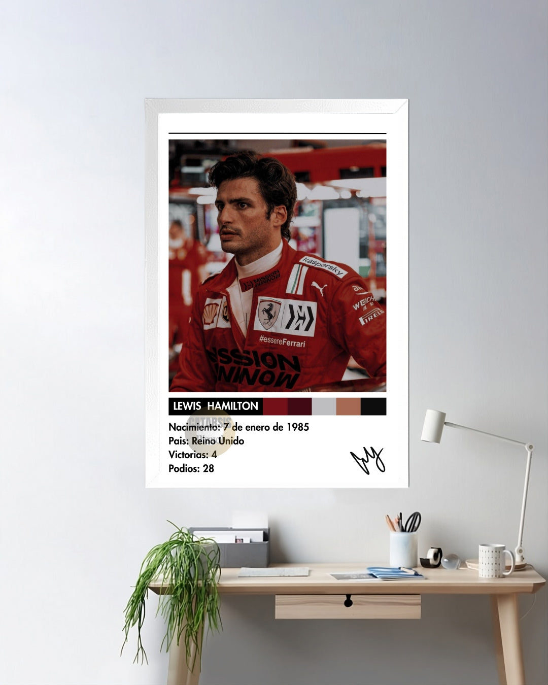 Cuadro Carlos Sainz Jr.