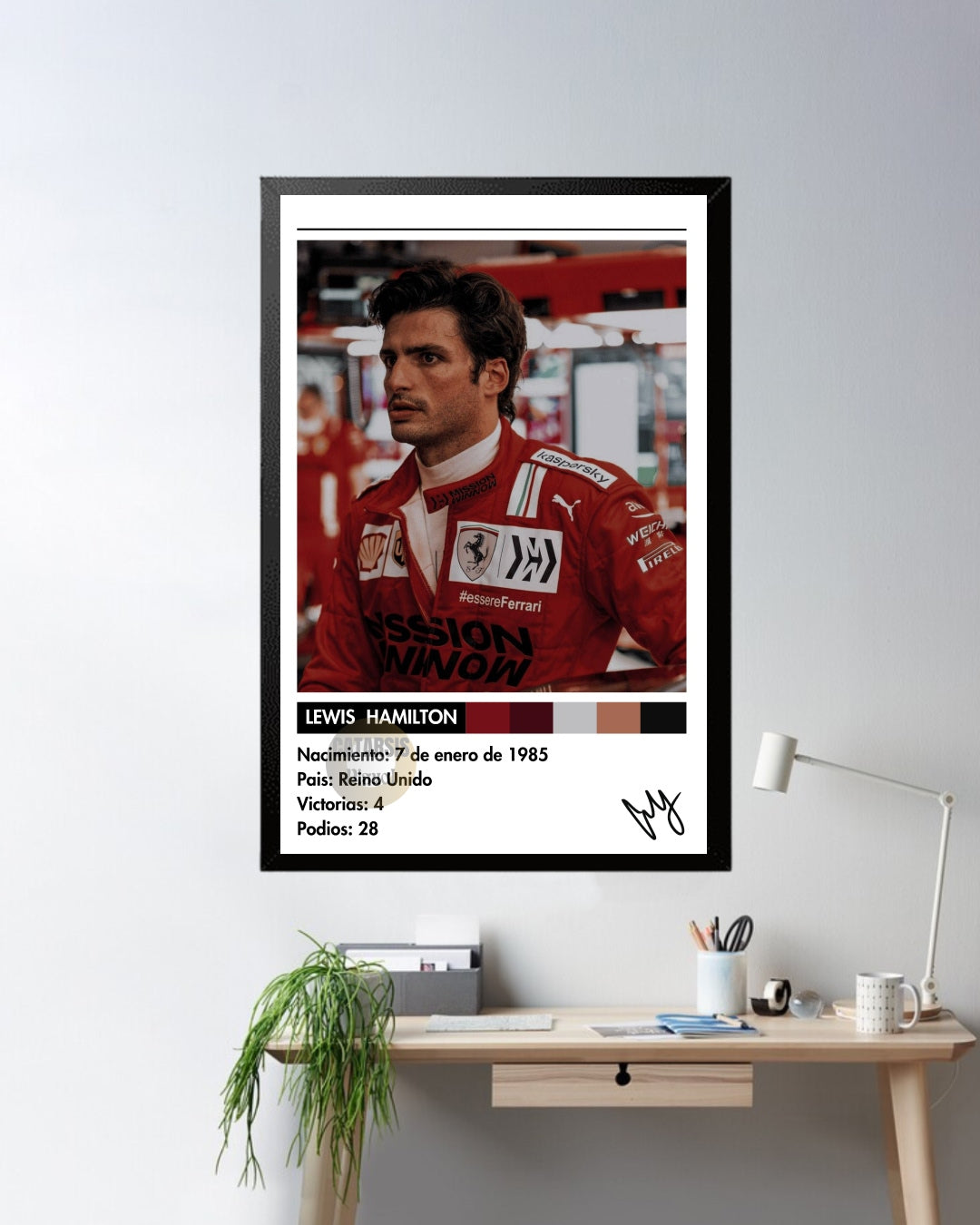 Cuadro Carlos Sainz Jr.