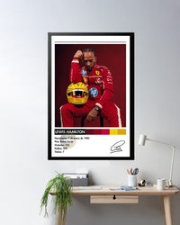 Cuadro Lewis Hamilton